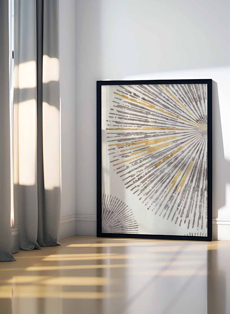 

لوحة كانفاس فن تجريدي لاشعة الشمس