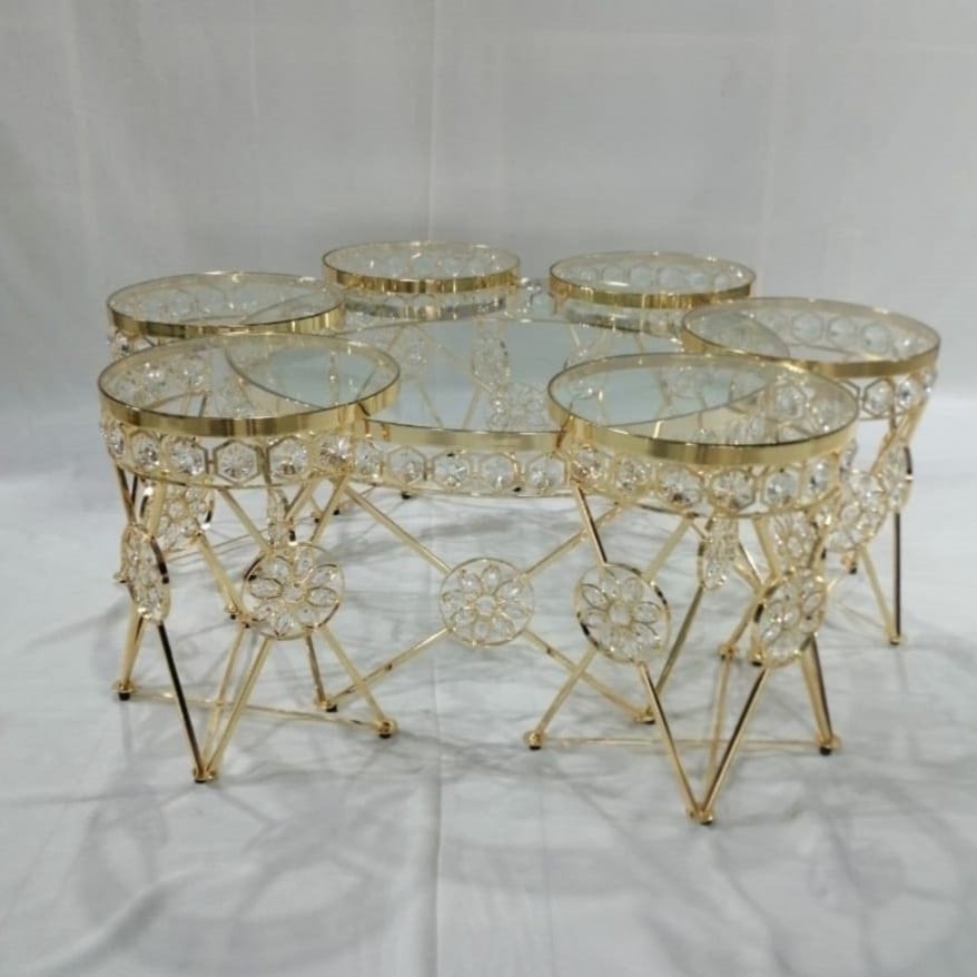 

طقم طاولات 7 قطع البيرتا