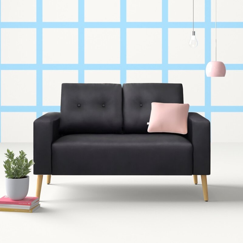 

كنبة مقعدين فونيكا - اسود