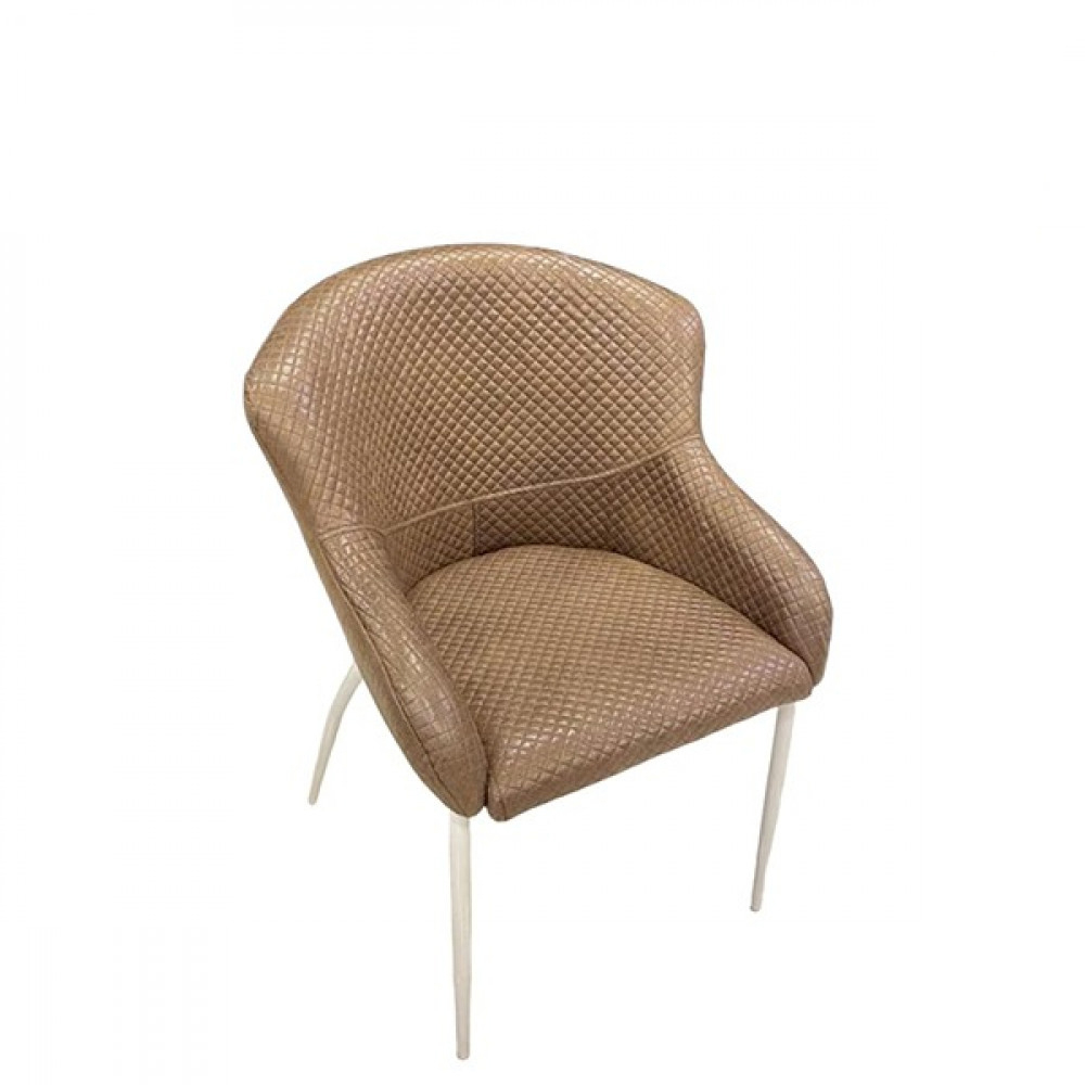 

كرسي جلد بلون بني توسان