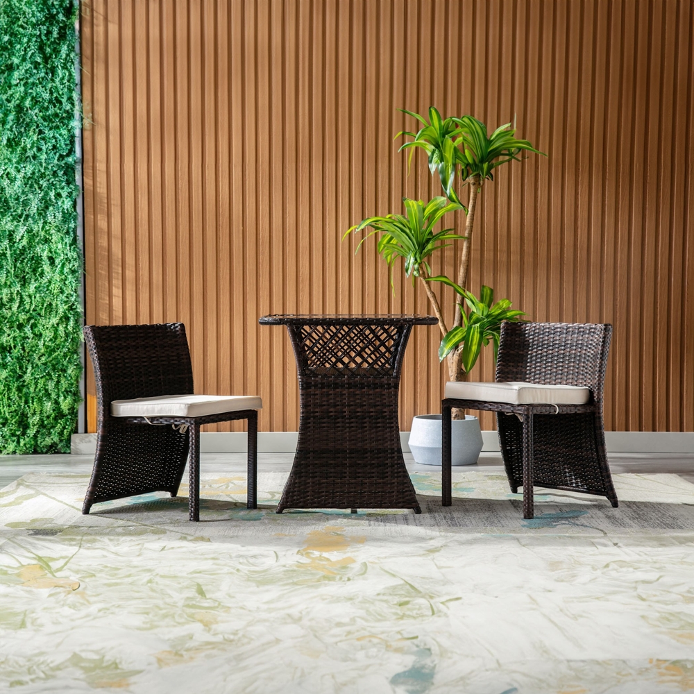 

طقم طاولة وكراسي للمساحات الخارجية مقعدين من جنوة