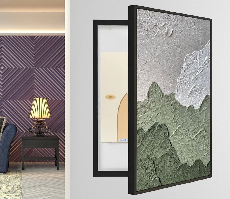 

لوحة جدارية لتغطية طبلون الكهرباء اوليفا