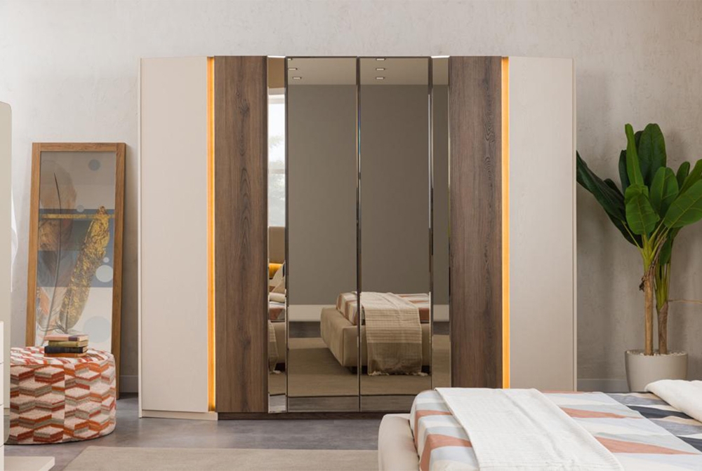 

دولاب ملابس مودينا - بيج وبني